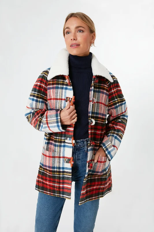 Lowest Price utility coatWoodsy Plaid Cabinmate Toggle Jacket