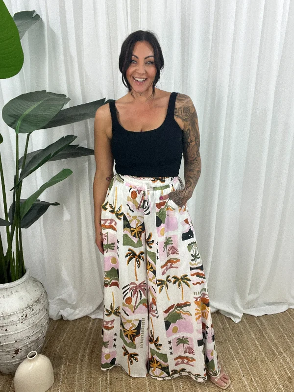 Flash Deals Miami Nights Wide Leg Pants