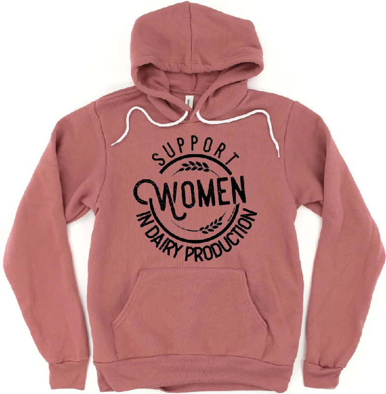 Deal of the Week fashion casual hoodieSupport Women in Dairy Production Hoodie (S-3XL) Unisex - Multiple Colors!
