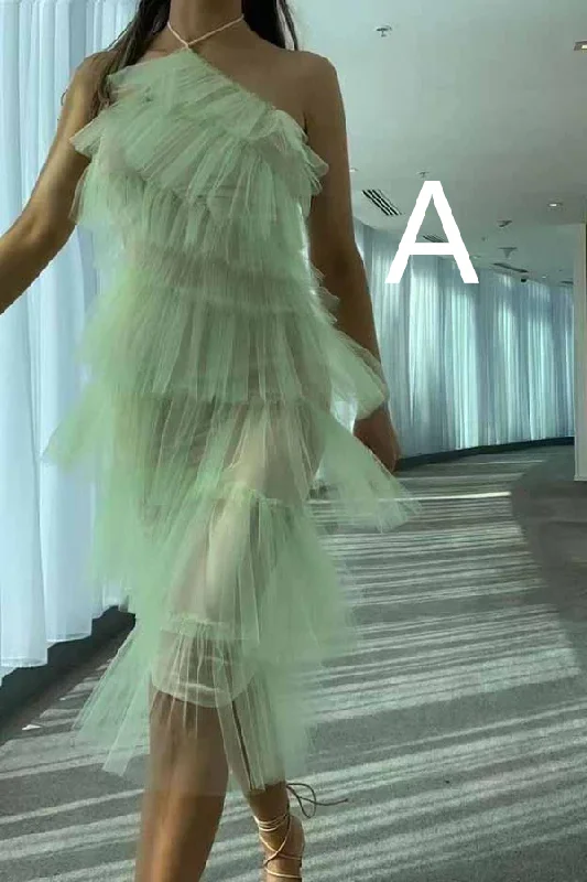 Deal of the Day minimalistic dressGorgeous Sleeveless Halter Tulle Prom Dress With Layers ,Tulle Formal Gown Y79 Deal of the Day minimalistic dressGorgeous Sleeveless Halter Tulle Prom Dress With Layers ,Tulle Formal Gown Y79