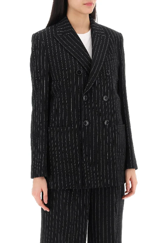 Epic Deals oversized trench coatAmi Alexandre Matiussi Double-Breasted Pinstripe