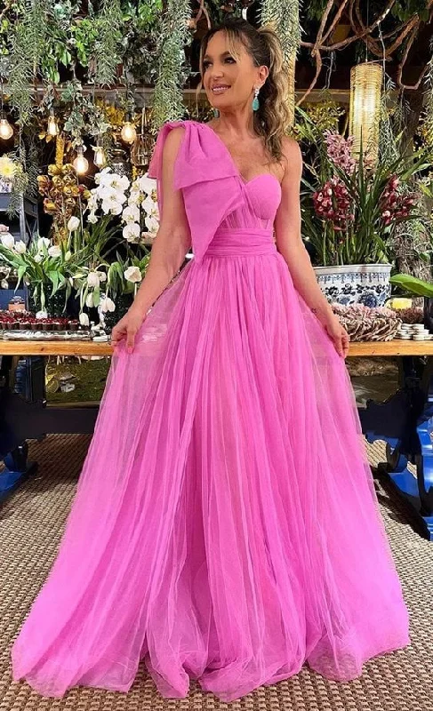 minimalistic dressPink Prom Dresses, 2023 Prom Dresses, Long Prom Dresses Y1886