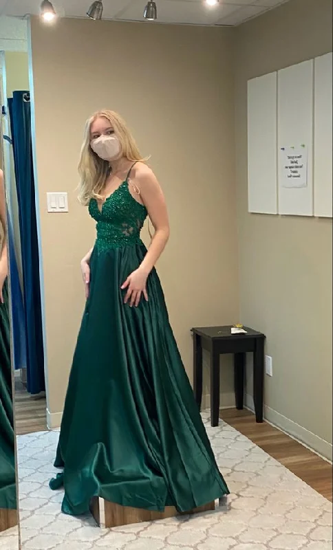 Unbeatable Prices form-fitting dressElegant A-line Emerald Green Prom Dress For Senior Prom Y376 Unbeatable Prices form-fitting dressElegant A-line Emerald Green Prom Dress For Senior Prom Y376