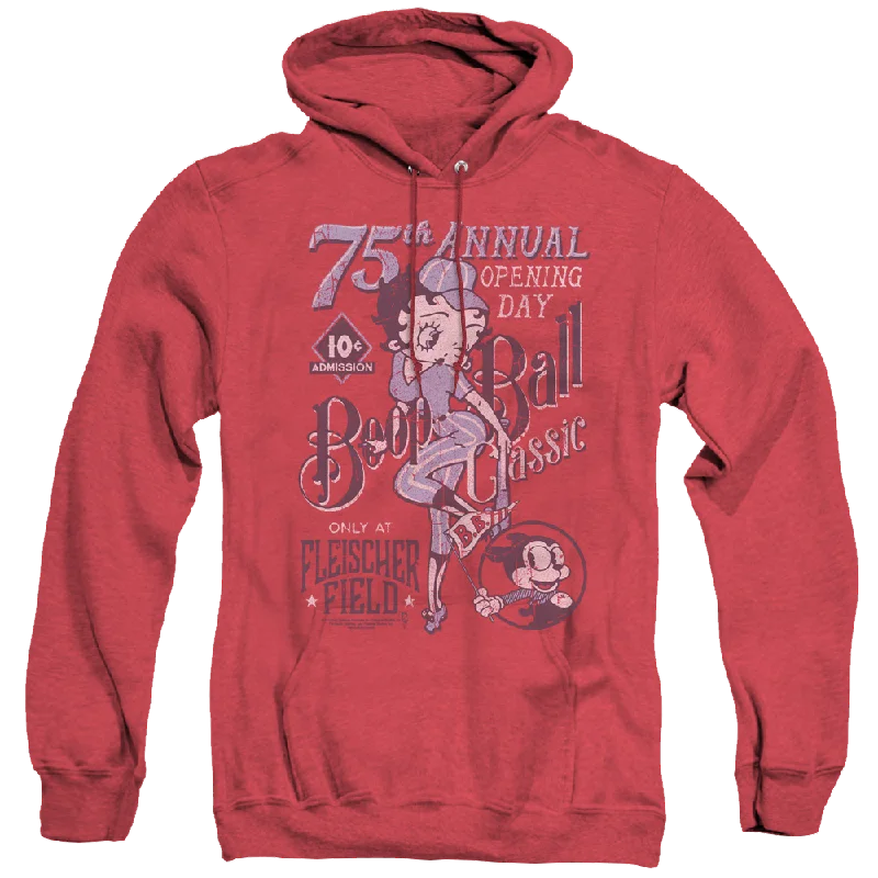 fleece-lined hoodieBetty Boop Boop Ball - Heather Pullover Hoodie