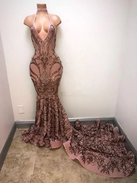 Deal Alert sleek midi dressMermaid Spaghetti Straps Prom Dress Y550