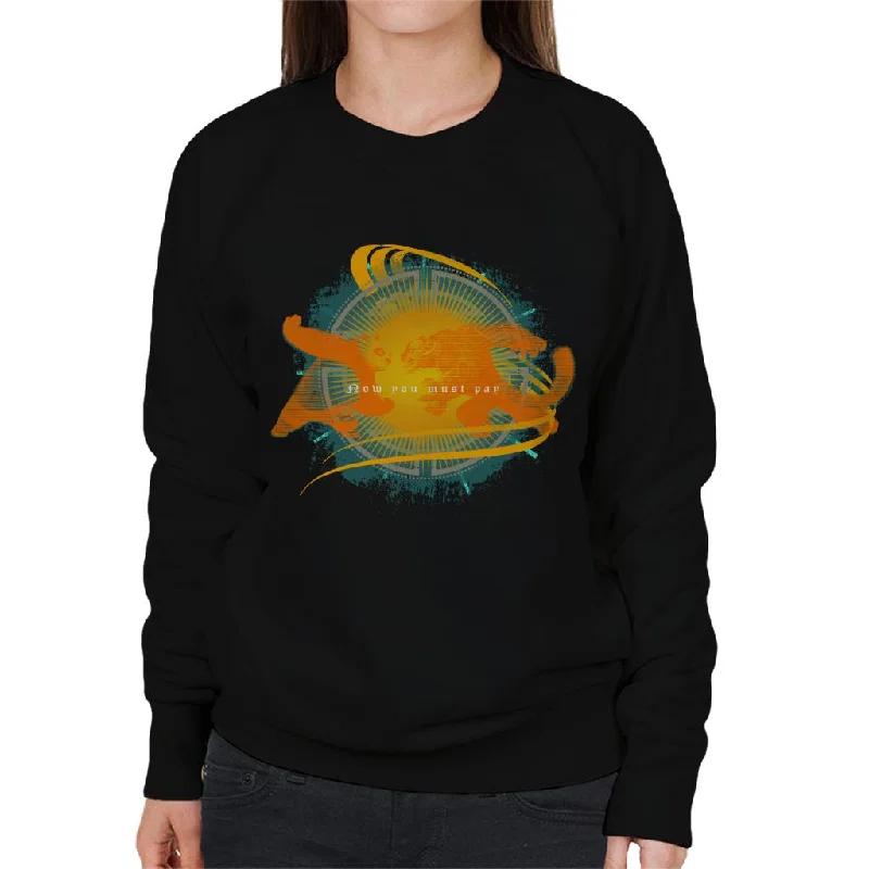 Price Slash fashionable fitness sweatshirtKung Fu Panda Po Now You Must Pay Women's Sweatshirt