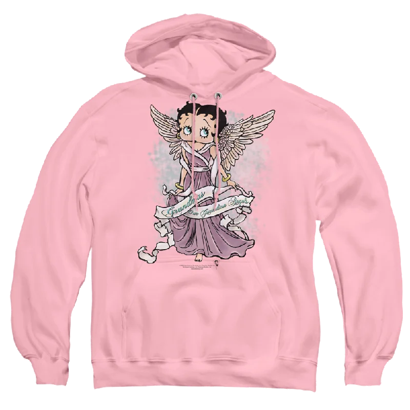 Huge Discounts high-fashion hoodieBetty Boop Grandma Guardian Angel - Pullover Hoodie