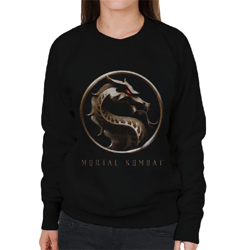 Huge Discounts workout style hoodieMortal Kombat Classic Logo Women's Sweatshirt