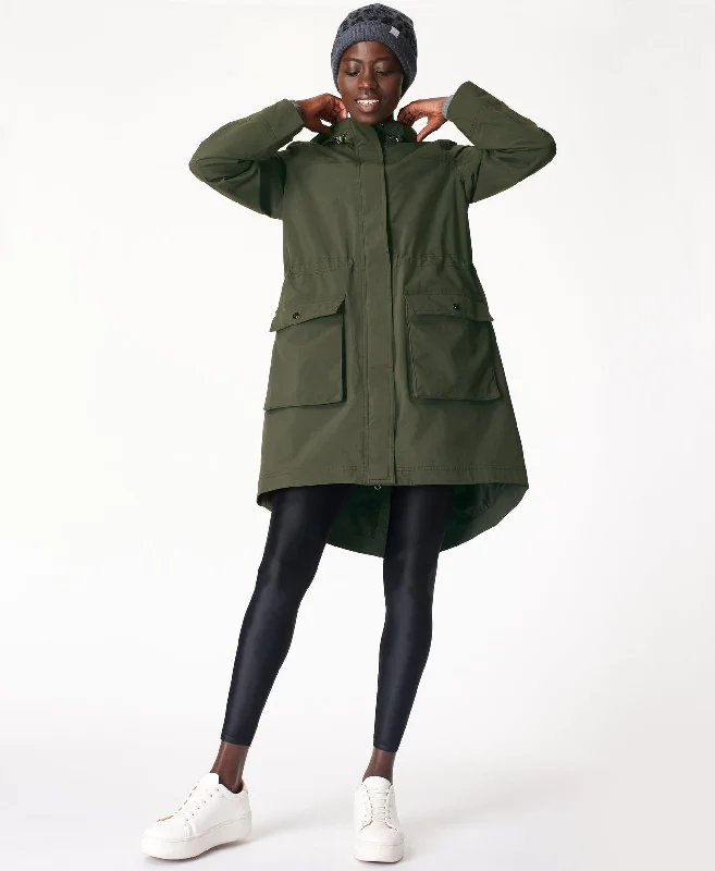 Online Specials contemporary trench coatStride Waterproof Parka Sb4932 Dark-Forest-Green