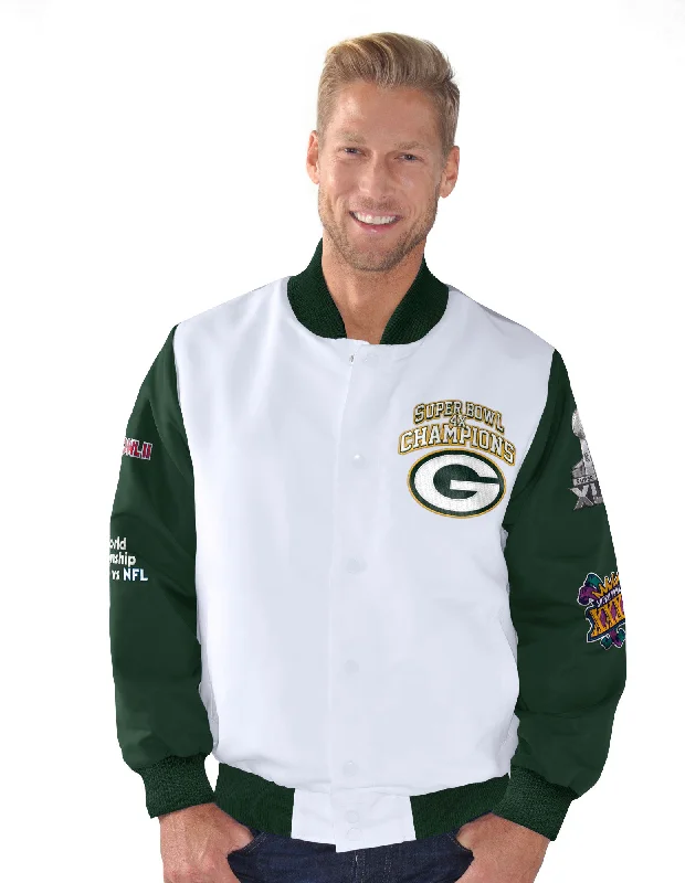 fitted coatGreen Bay Packers Trophy Men's Commemorative Jacket