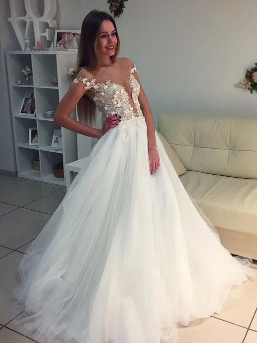 TIME-Limited Offer Prom Dresses Short Train Ivory Chiffon Prom Dress/Evening Dress #JKL011