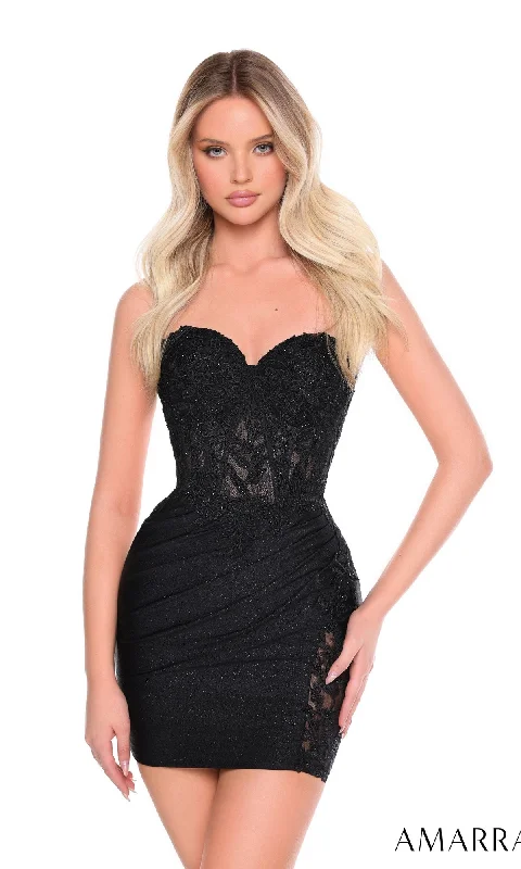 chic dressSweetheart Cocktail Dress 88699 by Amarra