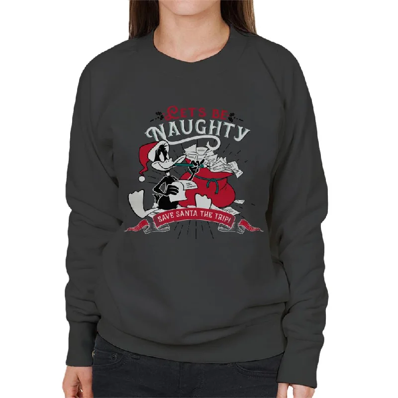 Time-Limited Offer stylish performance hoodieLooney Tunes Christmas Save Santa The Trip Women's Sweatshirt