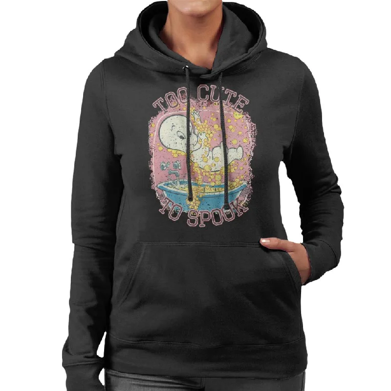 Early Access sporty hoodieCasper The Friendly Ghost Too Cute To Spook Women's Hooded Sweatshirt