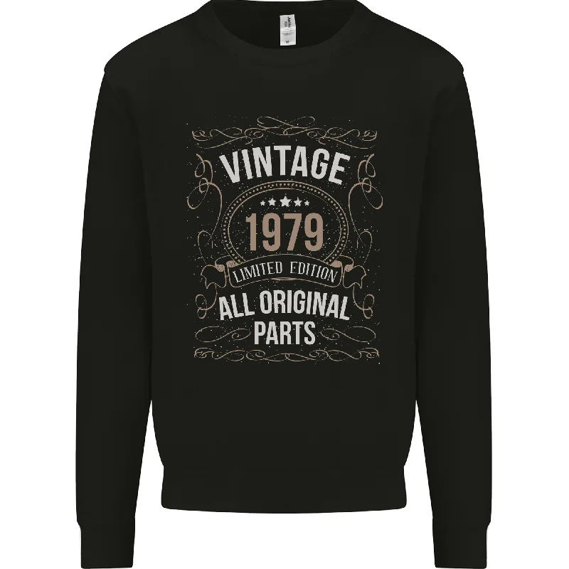 Value Deals trendy fitness sweatshirt45th Birthday Limited Edition 1979 Mens Sweatshirt Jumper
