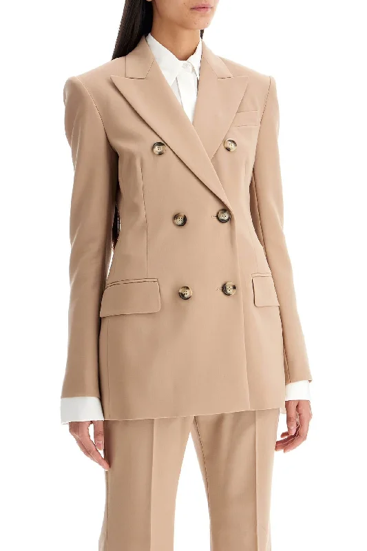 chic padded coatSportmax 'adamo Double-Breasted Stretch Wool