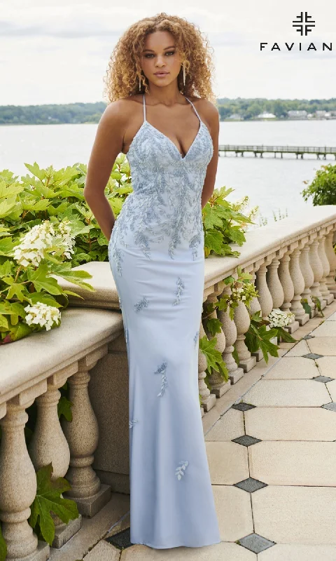 Holiday Sale pleated dressLong Formal Dress 11003 by Faviana