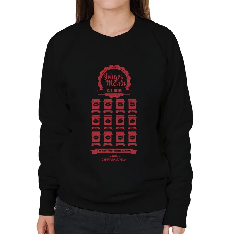 Final Clearance luxury fitness sweatshirtNational Lampoon’s Christmas Vacation Jelly Of The Month Club Women's Sweatshirt
