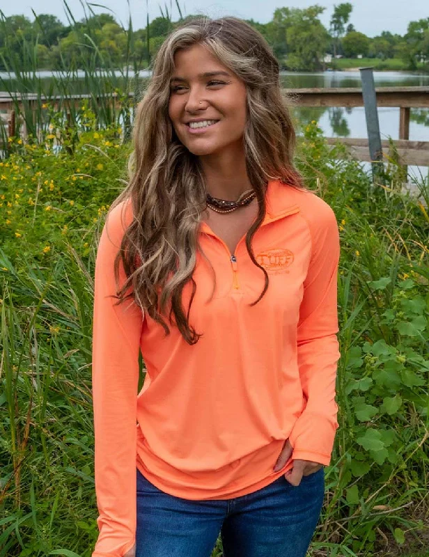 Special Promotion sleek trench coatBreathe Instant Cooling Upf Quarter Zip Long Sleeve Shirt w/ Thumbholes (Tangerine) Special Promotion sleek trench coatBreathe Instant Cooling Upf Quarter Zip Long Sleeve Shirt w/ Thumbholes (Tangerine)