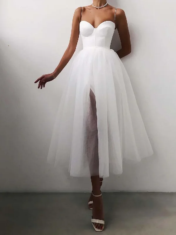 Anniversary Sale boho-chic dressTulle Long Prom Dress A Line Spaghetti Straps Formal Dress Y181 Anniversary Sale boho-chic dressTulle Long Prom Dress A Line Spaghetti Straps Formal Dress Y181