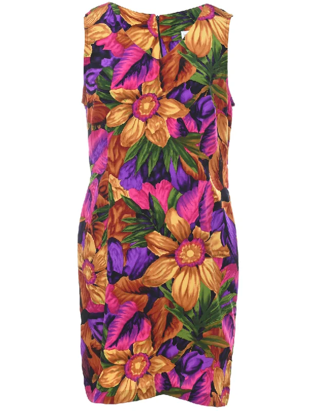 long coatFloral Print Dress - XL