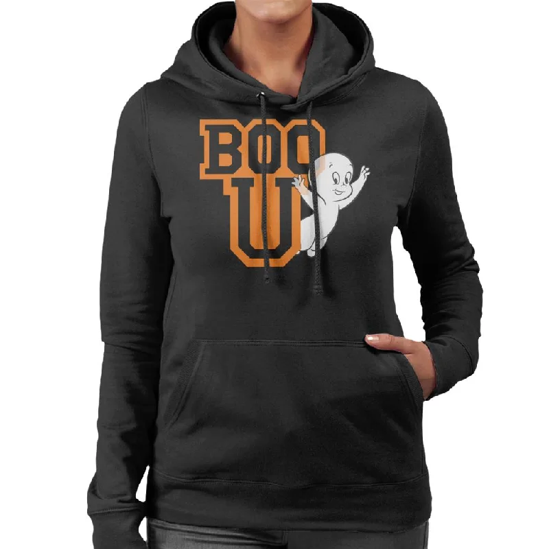 Massive Deals breathable hoodieCasper The Friendly Ghost Boo You Varisty Women's Hooded Sweatshirt