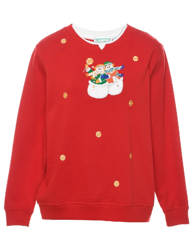 Markdown Madness warm trench coatSnowman Christmas Sweatshirt - S
