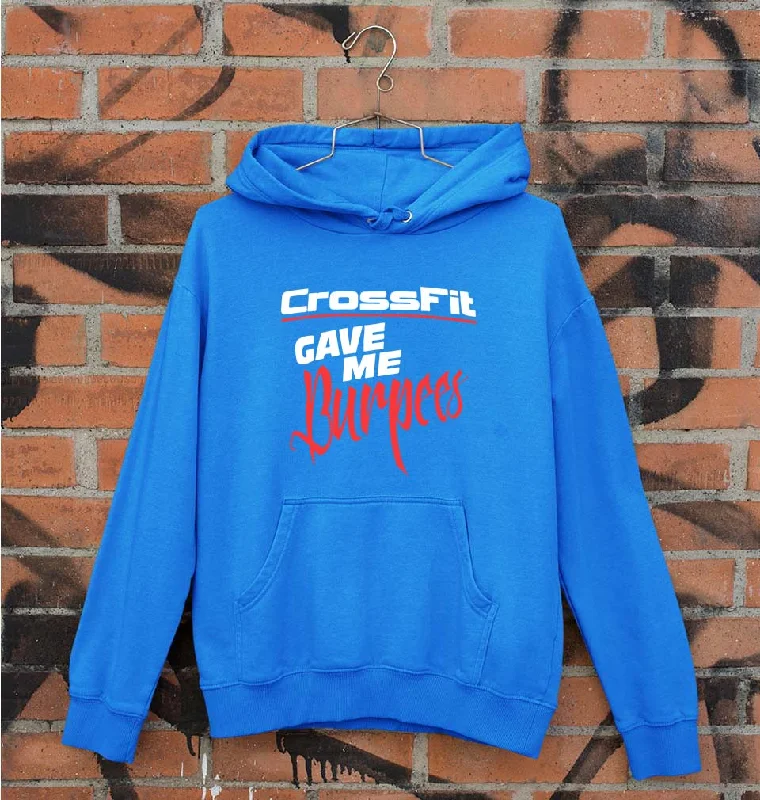 stylish pullover sweatshirtCrossFit Gym Burpees Unisex Hoodie for Men/Women