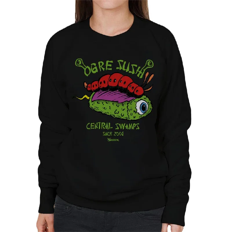 Act Now casual workout hoodieShrek Ogre Sushi Central Swamps Women's Sweatshirt