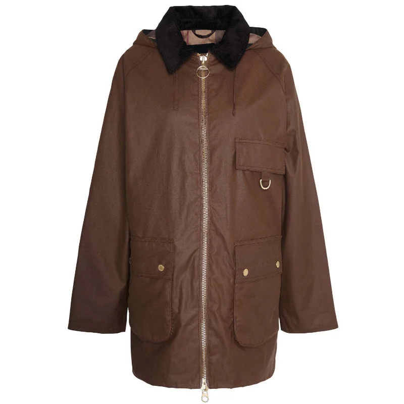 classic jacketBarbour Highclere Ladies Wax Jacket - Bark/Muted