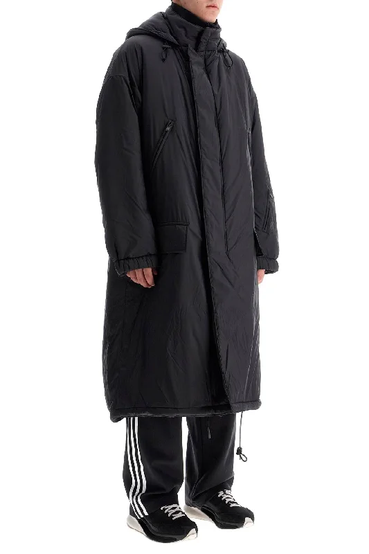 comfortable outerwearY-3 Long Padded Nylon Parka Coat