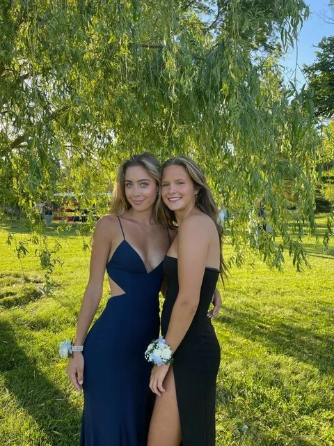 Today’s Deal t-shirt dressSexy Spaghetti Straps V Neck Prom Dress,Simple Prom Dress  Y1411