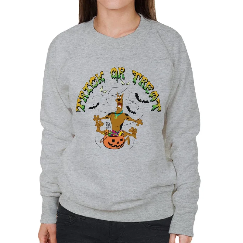 Special Discount classic gym sweatshirtScooby Doo Halloween Trick Or Treat Terrified Women's Sweatshirt