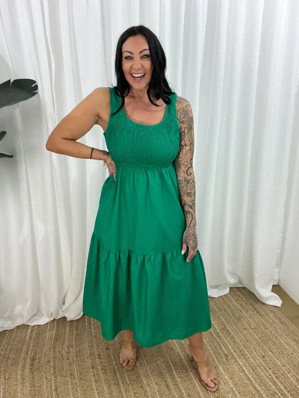 Exclusive Deal elegant dressCallen Dress - Green
