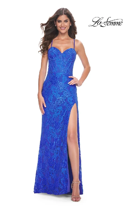 Today’s Deal satin dressLa Femme 32248 Formal Prom Dress