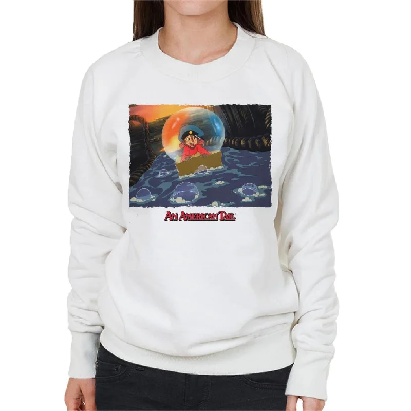 Price Drop Alert casual workout hoodieAn American Tail Fievel Mousekewitz Stuck In A Bubble Women's Sweatshirt