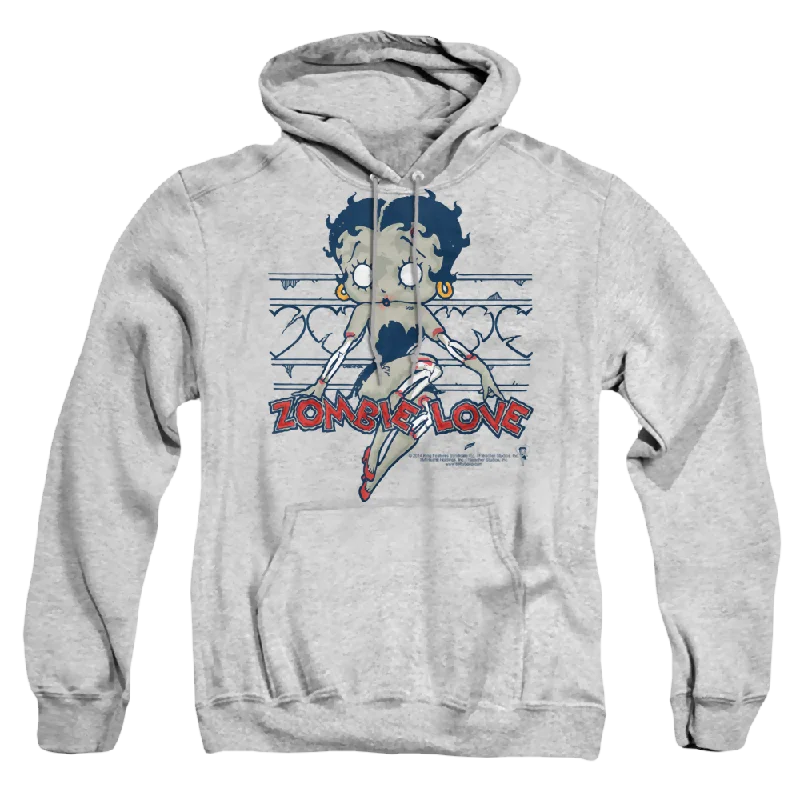 warm hooded jacketBetty Boop Zombie Pinup - Pullover Hoodie