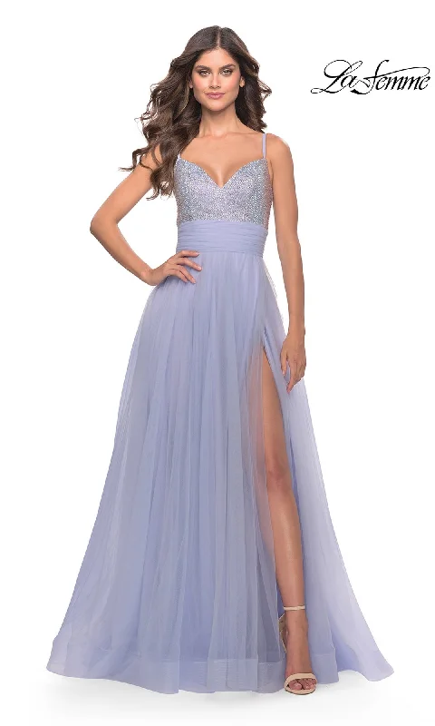 Don’t Miss Out A-line dressLa Femme 31433 Formal Prom Dress