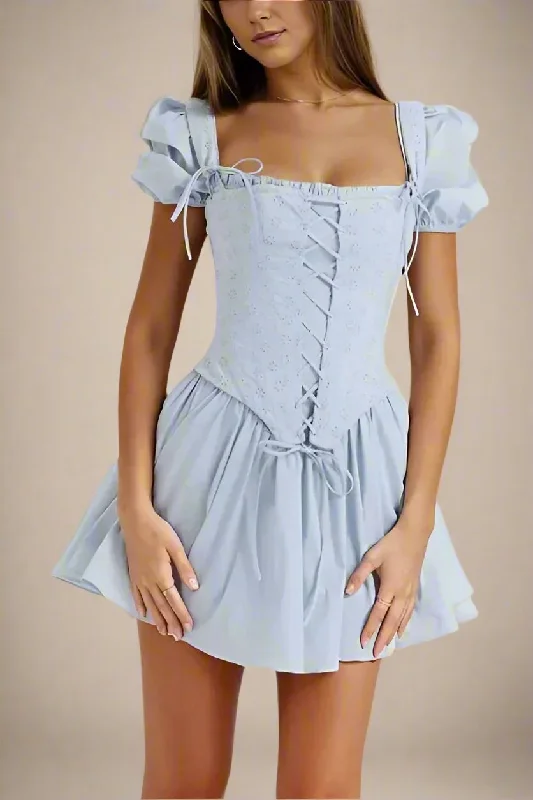 Lowest Price v-neck dressMisty Bodycon Mini Dress - Baby Blue