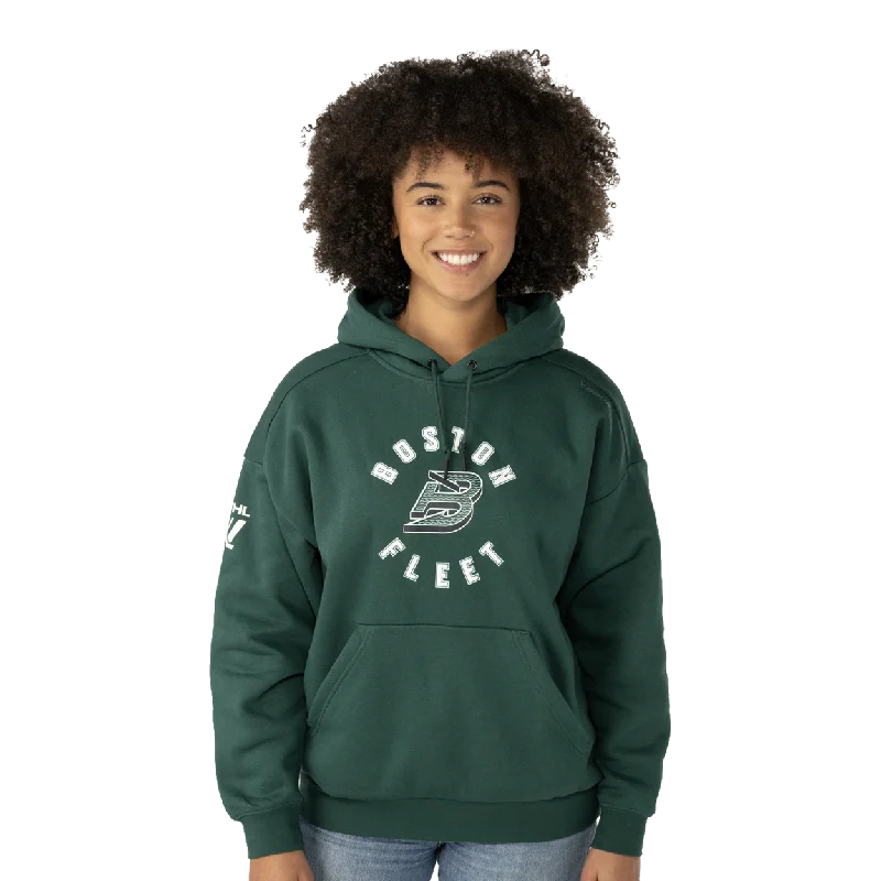 fleece-lined hoodieBAUER PWHL TEAM ULTIMATE HOODIE WOMENS BOSTON FLEET