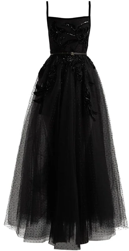 Grand Opening Sale t-shirt dressSquare-neck Embellished Polka-dot Tulle Gown New Arrival Black A-line Prom Dress Y342 Grand Opening Sale t-shirt dressSquare-neck Embellished Polka-dot Tulle Gown New Arrival Black A-line Prom Dress Y342