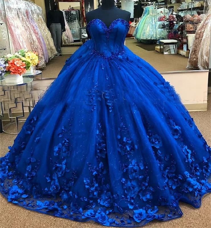Today’s Deal denim dressRoyal Blue Princess Dress Royal Blue Quinceanera Dress With 3D Flowers Stunning Ball Gown Y281 Today’s Deal denim dressRoyal Blue Princess Dress Royal Blue Quinceanera Dress With 3D Flowers Stunning Ball Gown Y281