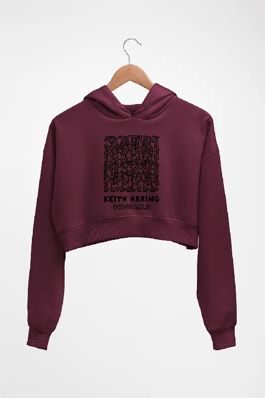 Act Fast cozy hoodieKeith Haring Crop HOODIE FOR WOMEN
