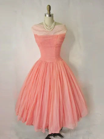 Overstock Homecoming Dress Chic Watermelon Vintage Short Prom Dress Party Dress JK264