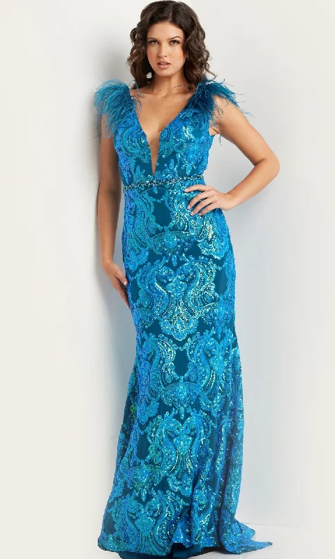 floral dressFormal Long Dress 38758 by Jovani