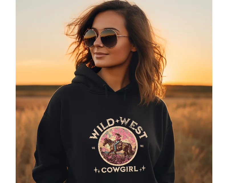 Hurry In stylish pullover hoodieWild West Cowgirl Hoodie