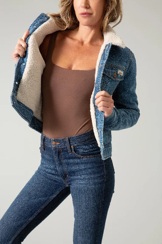 Shop and Save cold weather jacketKimes Ranch Womens Winslow Sherpa Destroy Wash Jacket
