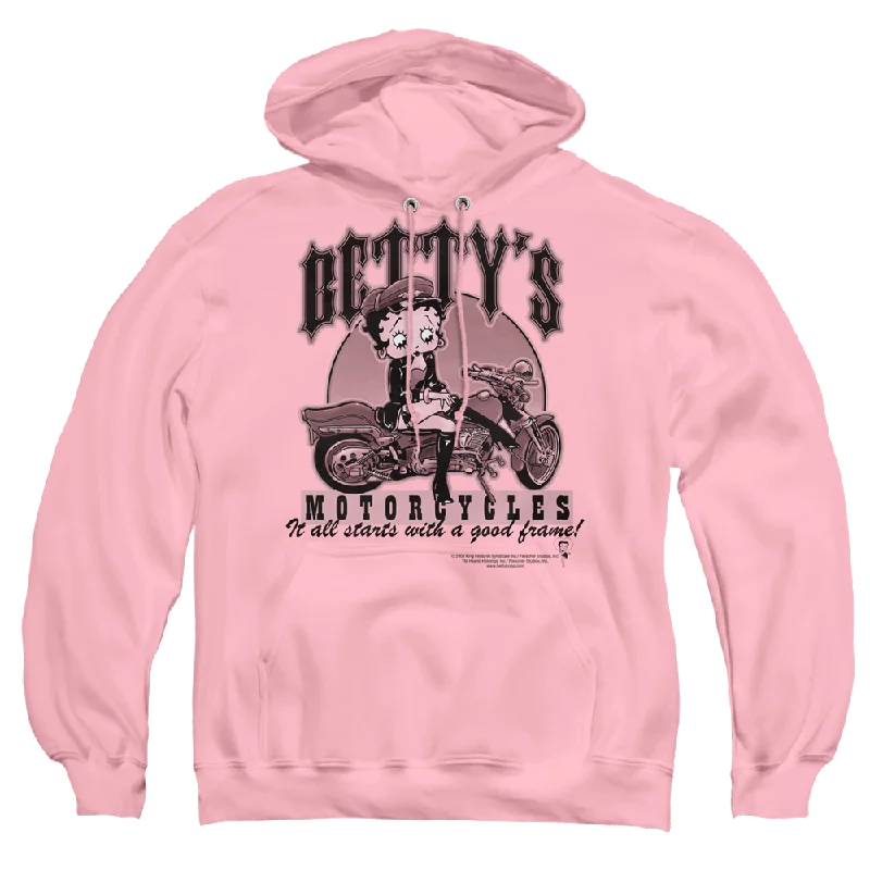 Weekend Deal lightweight hooded sweatshirtBetty Boop Bettys Motorcycles - Pullover Hoodie