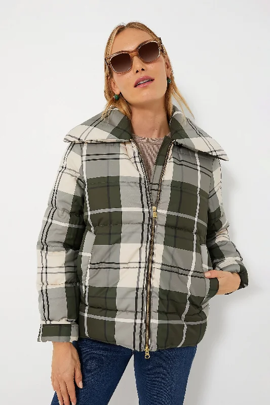 Exclusive Preview casual utility jacketAncient Poplar Tartan Germaine Quilt
