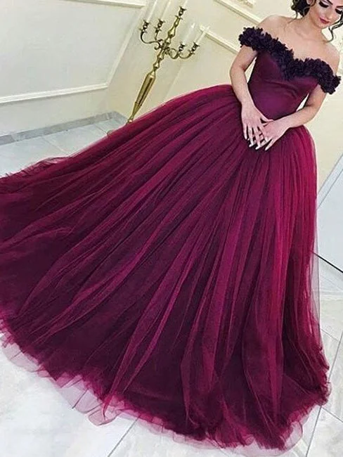 Value Deals Beautiful Prom Dresses Ball Gown Floor-length Sexy Prom Dress/Evening Dress JKL382